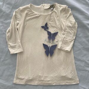 ARMANI BABY - Authentic Like New - Baby Girls Dress with Butterfly detail